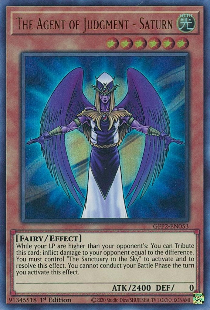 Image for The Agent of Judgment - Saturn (Ghosts From the Past: The 2nd Haunting) (GFP2-EN053) - YuGiOh