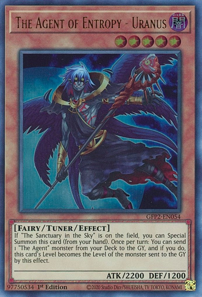 Image for The Agent of Entropy - Uranus (Ghosts From the Past: The 2nd Haunting) (GFP2-EN054) - YuGiOh