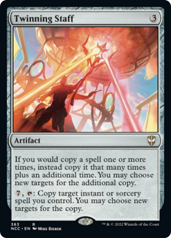 Image for Twinning Staff (Commander: Streets of New Capenna) (383) - Magic: The Gathering