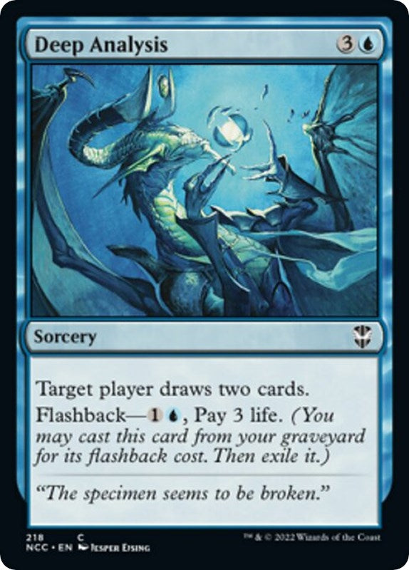 Image for Deep Analysis (Commander: Streets of New Capenna) (218) - Magic: The Gathering