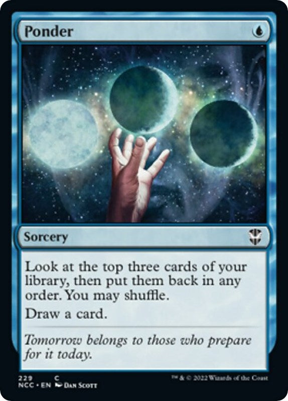 Image for Ponder (Commander: Streets of New Capenna) (229) - Magic: The Gathering