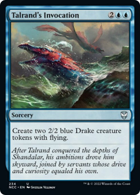 Image for Talrand's Invocation (Commander: Streets of New Capenna) (234) - Magic: The Gathering