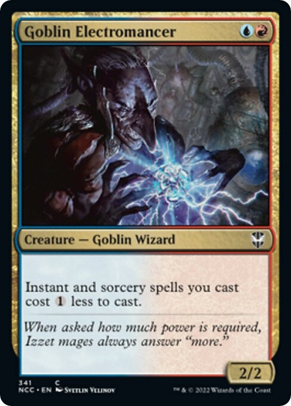 Image for Goblin Electromancer (Commander: Streets of New Capenna) (341) - Magic: The Gathering