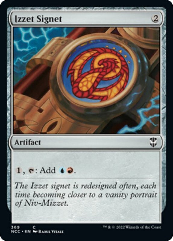 Image for Izzet Signet (Commander: Streets of New Capenna) (369) - Magic: The Gathering