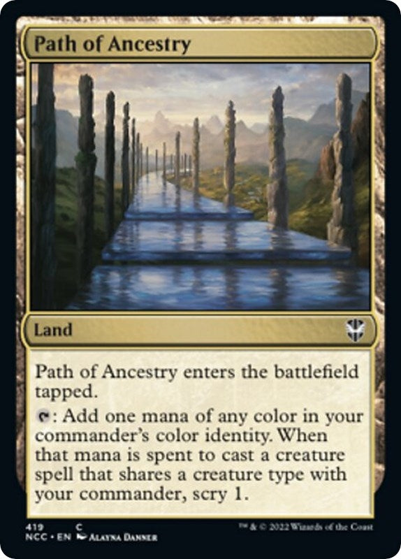 Image for Path of Ancestry (Commander: Streets of New Capenna) (419) - Magic: The Gathering