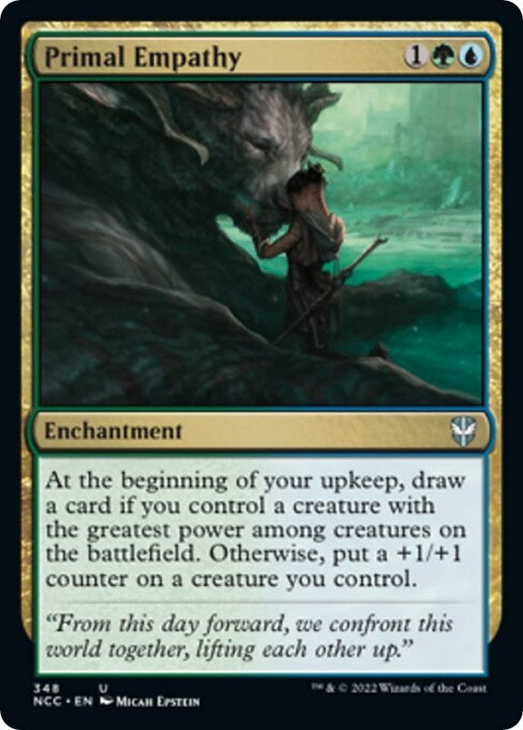 Image for Primal Empathy (Commander: Streets of New Capenna) (348) - Magic: The Gathering