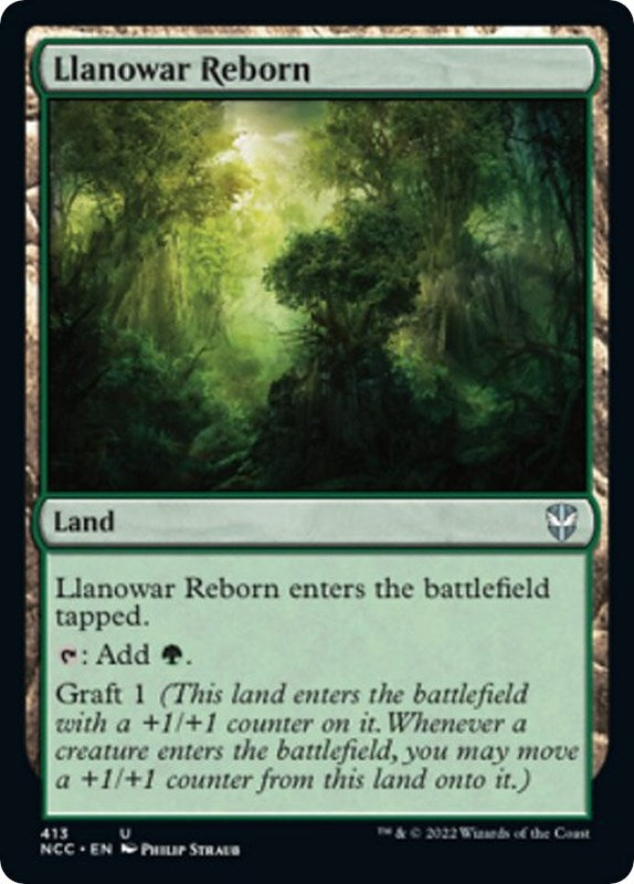 Image for Llanowar Reborn (Commander: Streets of New Capenna) (413) - Magic: The Gathering