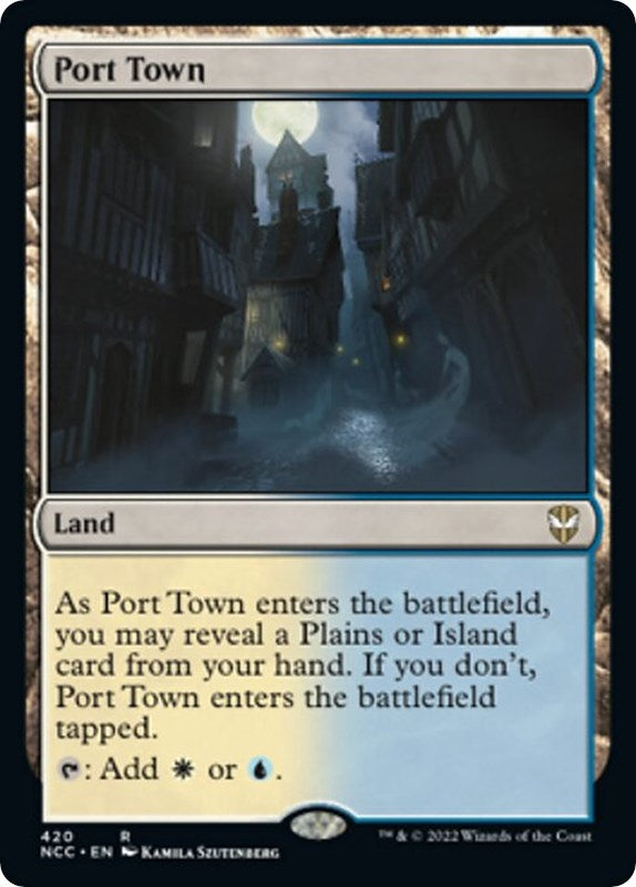 Image for Port Town (Commander: Streets of New Capenna) (420) - Magic: The Gathering