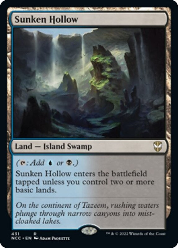 Image for Sunken Hollow (Commander: Streets of New Capenna) (431) - Magic: The Gathering