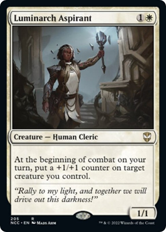 Image for Luminarch Aspirant (Commander: Streets of New Capenna) (205) - Magic: The Gathering