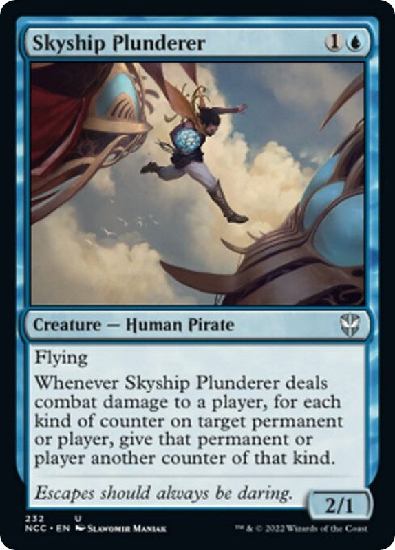 Image for Skyship Plunderer (Commander: Streets of New Capenna) (232) - Magic: The Gathering