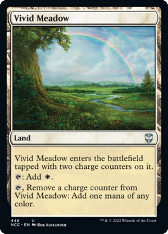 Image for Vivid Meadow (Commander: Streets of New Capenna) (446) - Magic: The Gathering