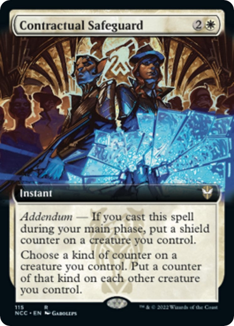 Image for Contractual Safeguard (Extended Art) (Commander: Streets of New Capenna) (115) - Magic: The Gathering