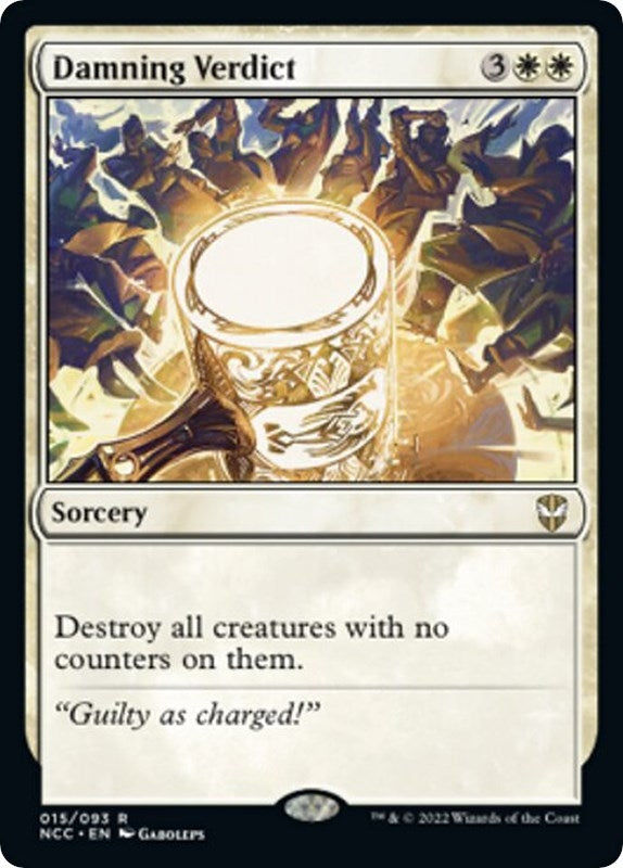 Image for Damning Verdict (Commander: Streets of New Capenna) (15) - Magic: The Gathering