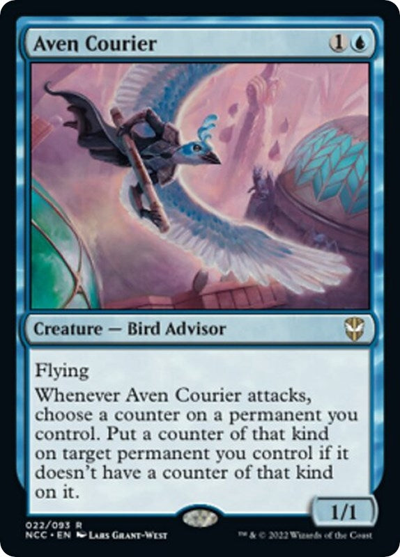 Image for Aven Courier (Commander: Streets of New Capenna) (22) - Magic: The Gathering