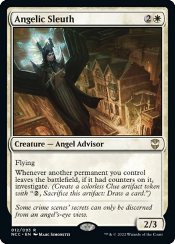 Image for Angelic Sleuth (Commander: Streets of New Capenna) (12) - Magic: The Gathering