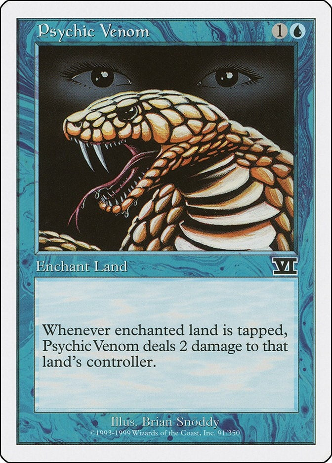 Image for Psychic Venom (Classic Sixth Edition) (91) - Magic: The Gathering