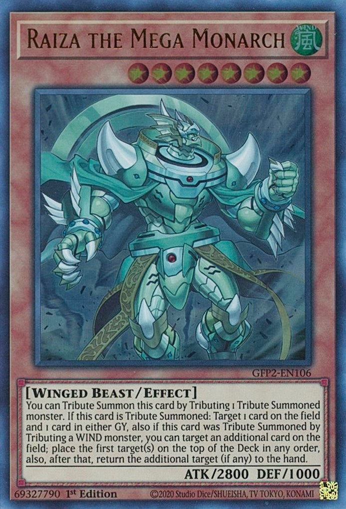 Image for Raiza the Mega Monarch (Ghosts From the Past: The 2nd Haunting) (GFP2-EN106) - YuGiOh