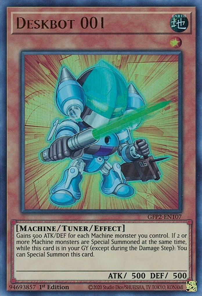 Image for Deskbot 001 (Ghosts From the Past: The 2nd Haunting) (GFP2-EN107) - YuGiOh