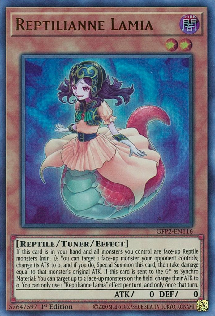 Image for Reptilianne Lamia (Ghosts From the Past: The 2nd Haunting) (GFP2-EN116) - YuGiOh