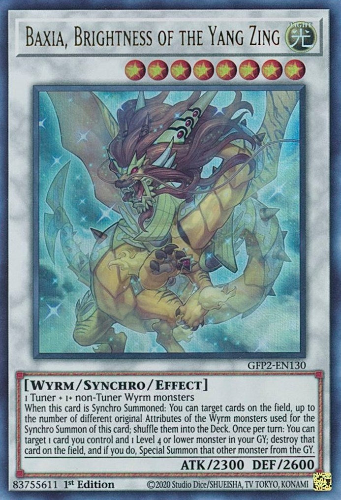 Image for Baxia, Brightness of the Yang Zing (Ghosts From the Past: The 2nd Haunting) (GFP2-EN130) - YuGiOh