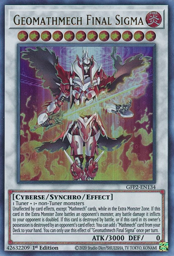 Image for Geomathmech Final Sigma (Ghosts From the Past: The 2nd Haunting) (GFP2-EN134) - YuGiOh