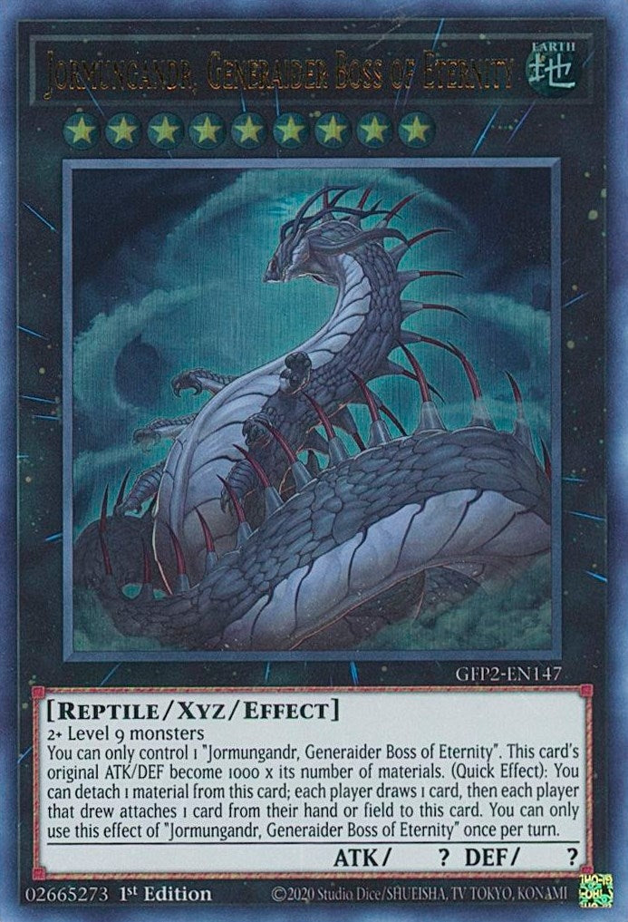 Image for Jormungandr, Generaider Boss of Eternity (Ghosts From the Past: The 2nd Haunting) (GFP2-EN147) - YuGiOh