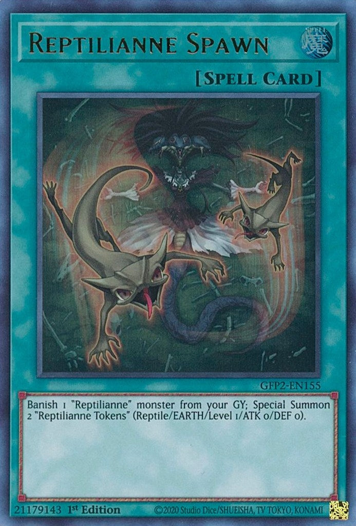 Image for Reptilianne Spawn (Ghosts From the Past: The 2nd Haunting) (GFP2-EN155) - YuGiOh