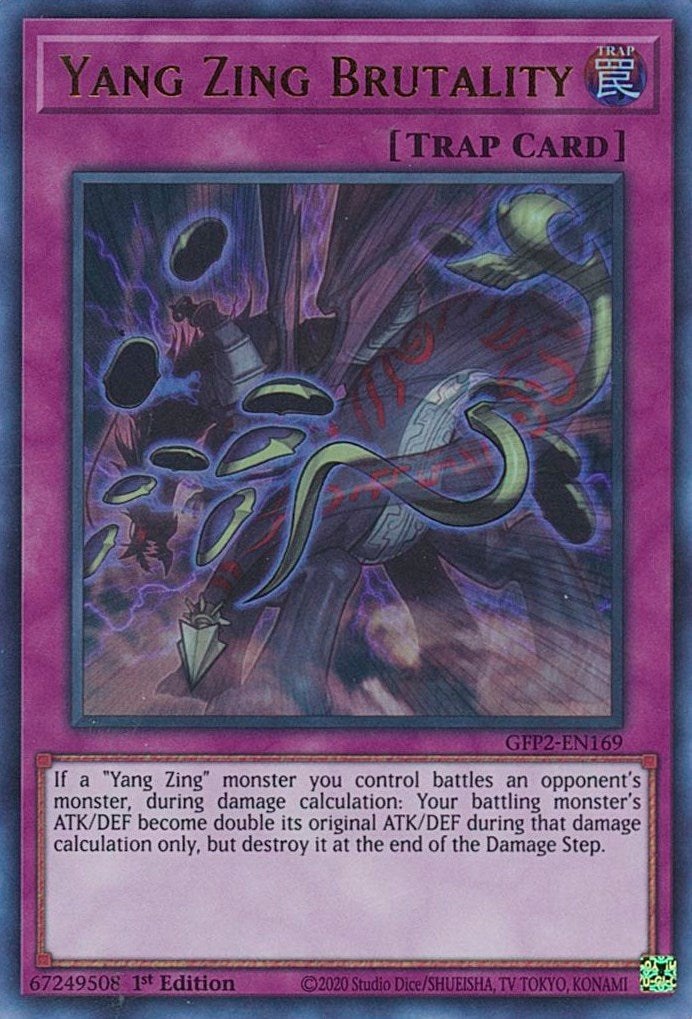 Image for Yang Zing Brutality (Ghosts From the Past: The 2nd Haunting) (GFP2-EN169) - YuGiOh
