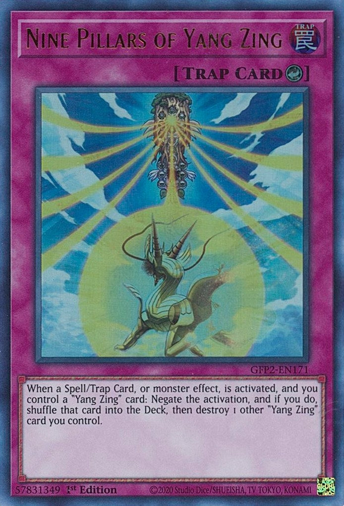 Image for Nine Pillars of Yang Zing (Ghosts From the Past: The 2nd Haunting) (GFP2-EN171) - YuGiOh