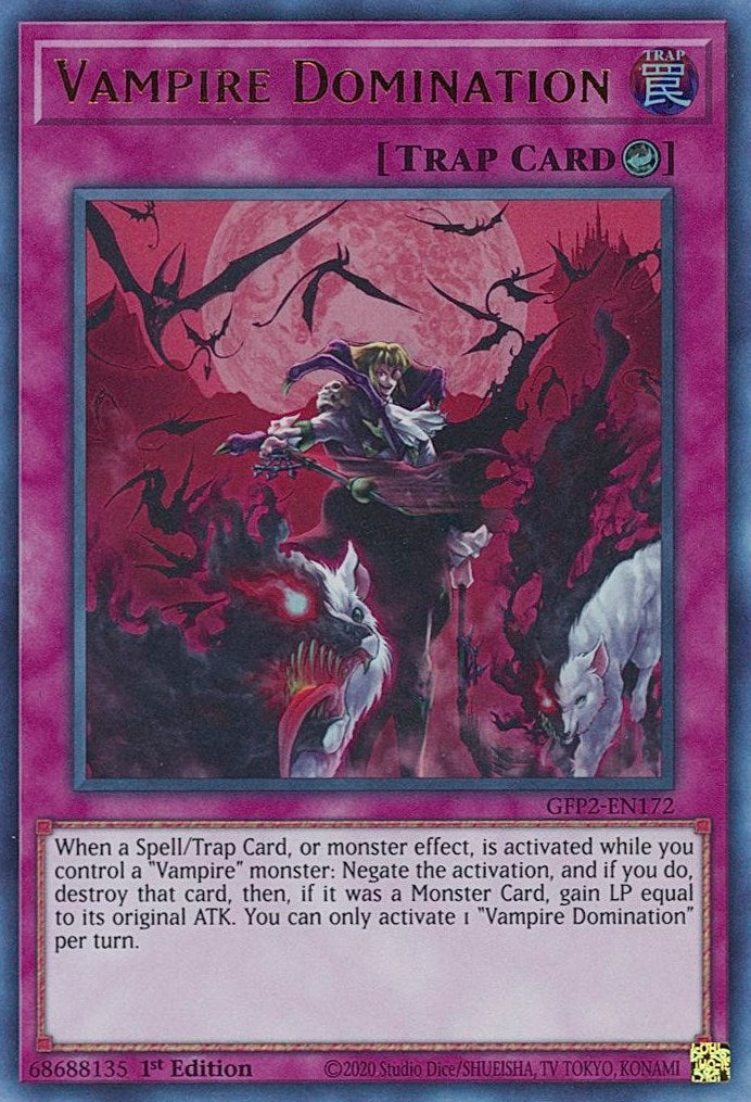 Image for Vampire Domination (Ghosts From the Past: The 2nd Haunting) (GFP2-EN172) - YuGiOh