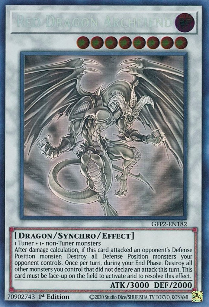 Image for Red Dragon Archfiend (Ghost Rare) (Ghosts From the Past: The 2nd Haunting) (GFP2-EN182) - YuGiOh