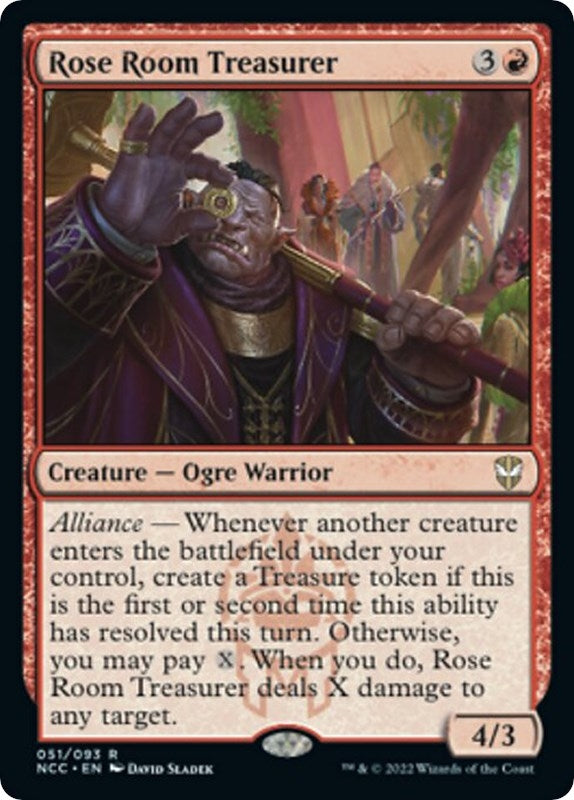 Image for Rose Room Treasurer (Commander: Streets of New Capenna) (51) - Magic: The Gathering