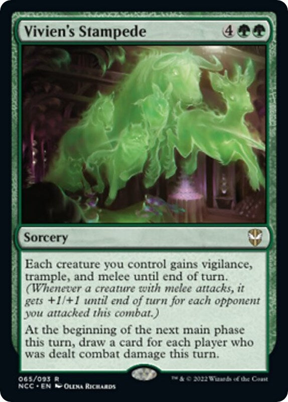Image for Vivien's Stampede (Commander: Streets of New Capenna) (65) - Magic: The Gathering