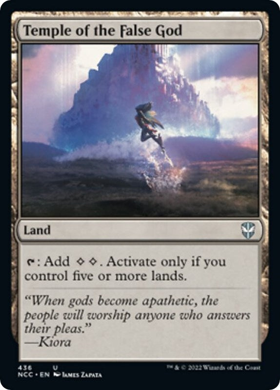 Image for Temple of the False God (Commander: Streets of New Capenna) (436) - Magic: The Gathering