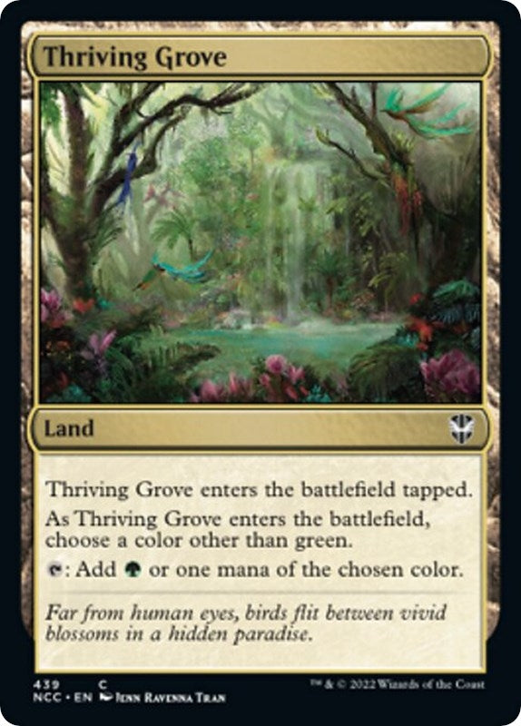 Image for Thriving Grove (Commander: Streets of New Capenna) (439) - Magic: The Gathering