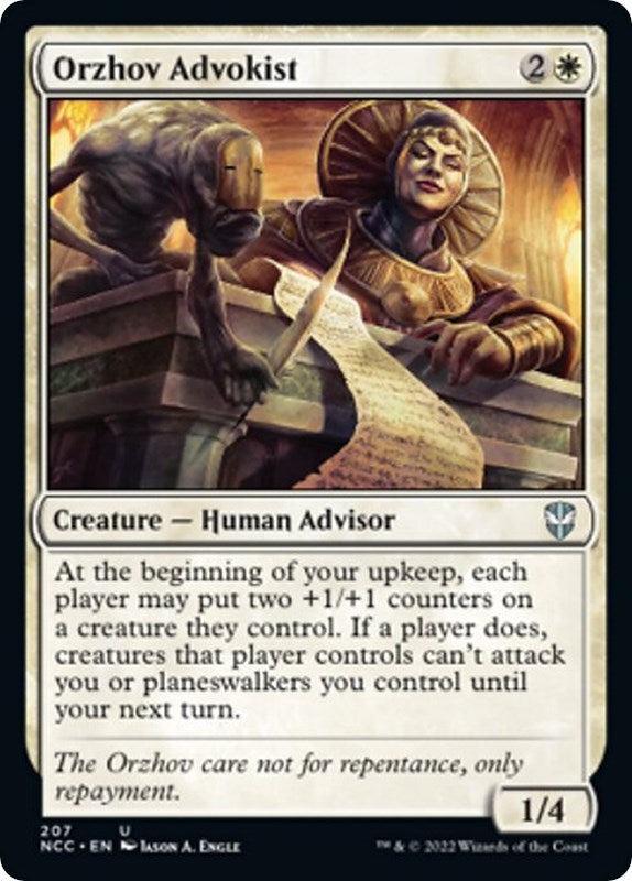 Image for Orzhov Advokist (Commander: Streets of New Capenna) (207) - Magic: The Gathering