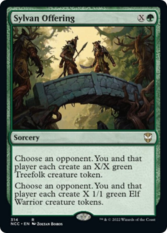 Image for Sylvan Offering (Commander: Streets of New Capenna) (314) - Magic: The Gathering