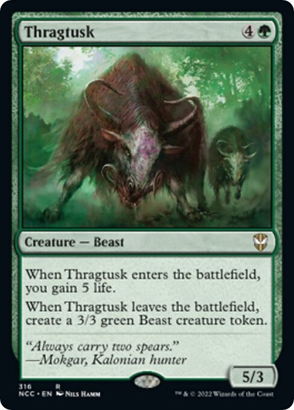 Image for Thragtusk (Commander: Streets of New Capenna) (316) - Magic: The Gathering