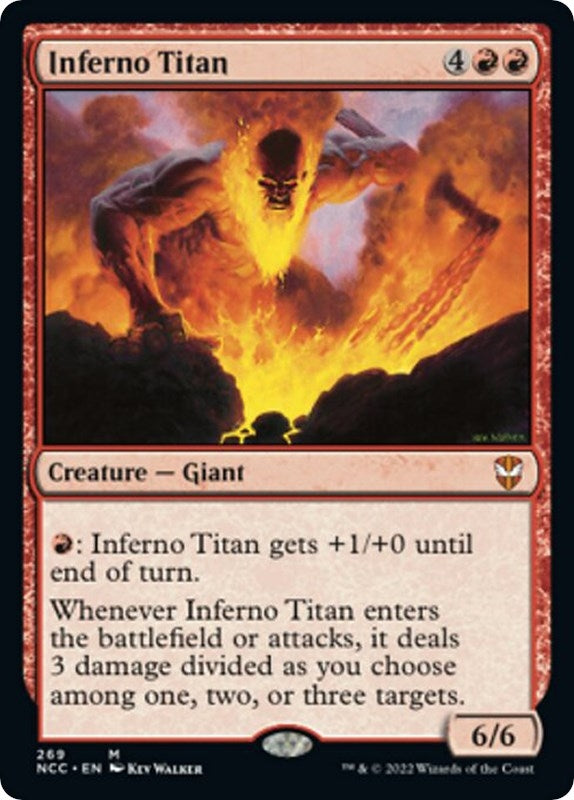 Image for Inferno Titan (Commander: Streets of New Capenna) (269) - Magic: The Gathering