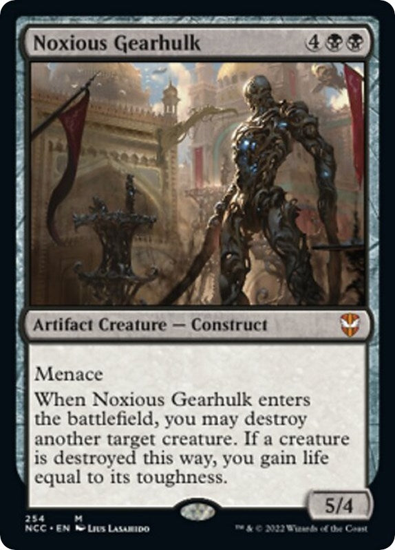 Image for Noxious Gearhulk (Commander: Streets of New Capenna) (254) - Magic: The Gathering