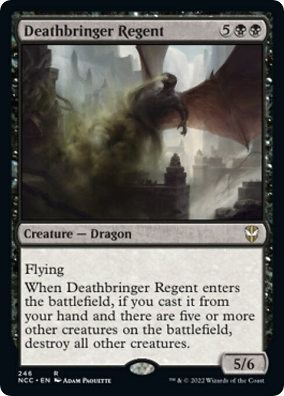 Image for Deathbringer Regent (Commander: Streets of New Capenna) (246) - Magic: The Gathering
