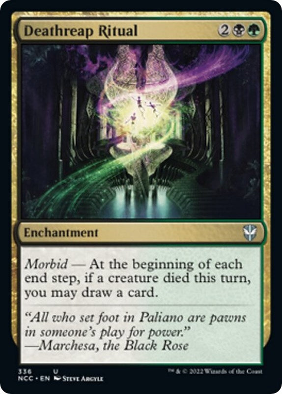 Image for Deathreap Ritual (Commander: Streets of New Capenna) (336) - Magic: The Gathering