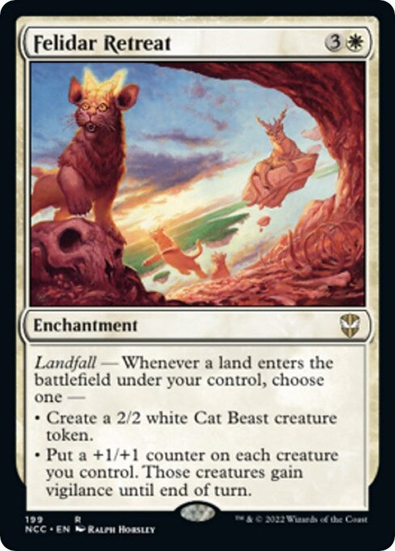 Image for Felidar Retreat (Commander: Streets of New Capenna) (199) - Magic: The Gathering