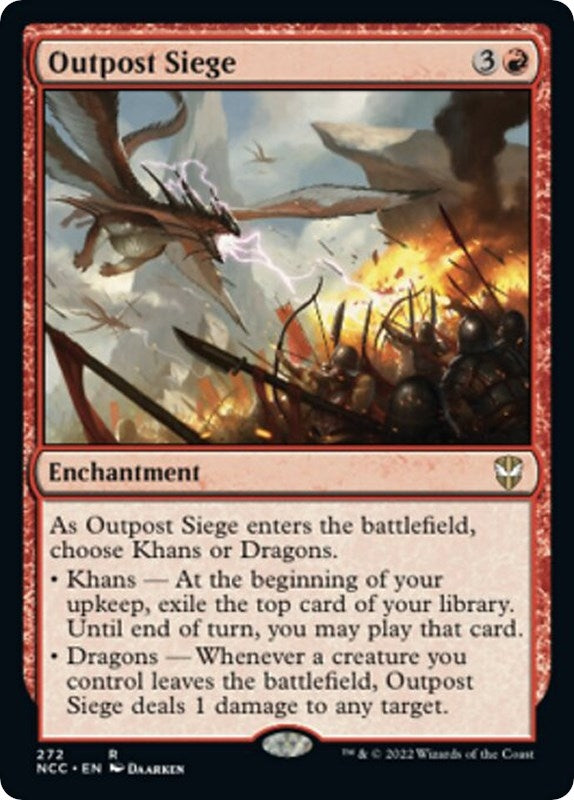 Image for Outpost Siege (Commander: Streets of New Capenna) (272) - Magic: The Gathering