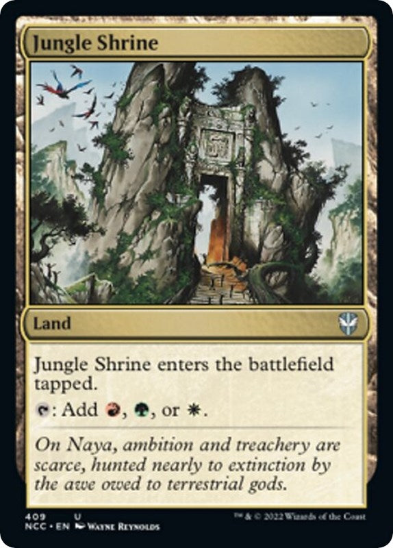 Image for Jungle Shrine (Commander: Streets of New Capenna) (409) - Magic: The Gathering
