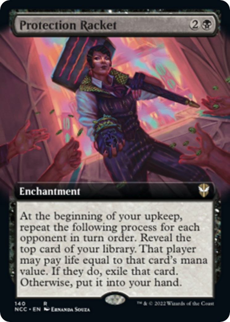 Image for Protection Racket (Extended Art) (Commander: Streets of New Capenna) (140) - Magic: The Gathering