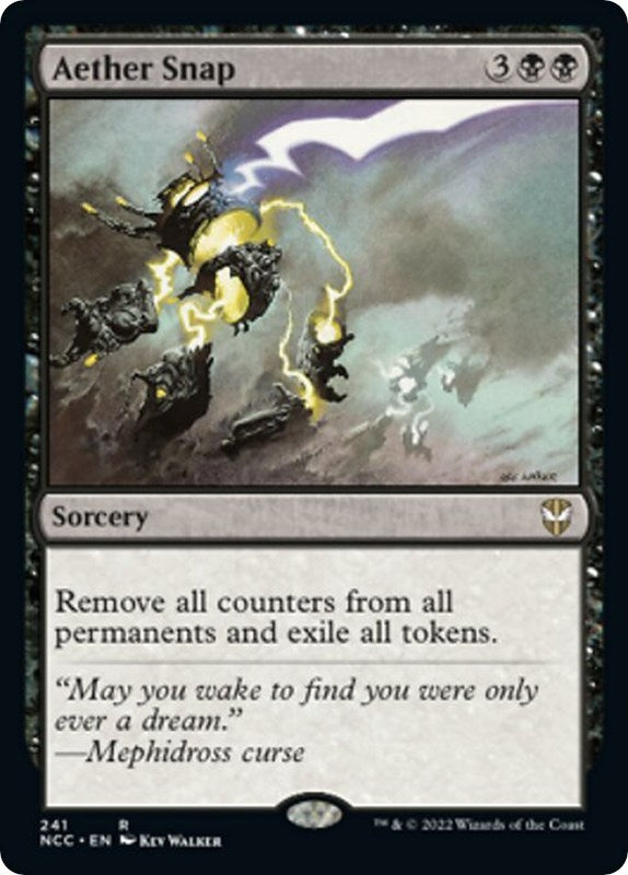 Image for Aether Snap (Commander: Streets of New Capenna) (241) - Magic: The Gathering