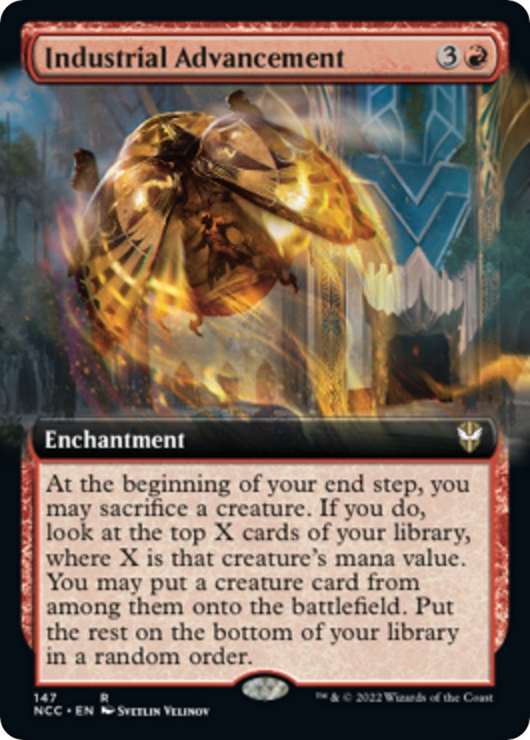 Image for Industrial Advancement (Extended Art) (Commander: Streets of New Capenna) (147) - Magic: The Gathering