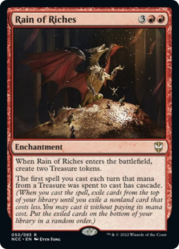 Image for Rain of Riches (Commander: Streets of New Capenna) (50) - Magic: The Gathering
